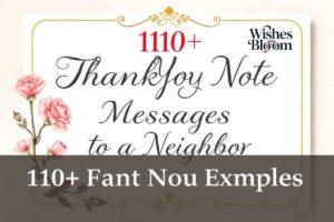 110+Thank You Note Messages to a Neighbor Examples