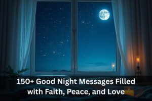 150+ Good Night Messages Filled with Faith, Peace, and Love