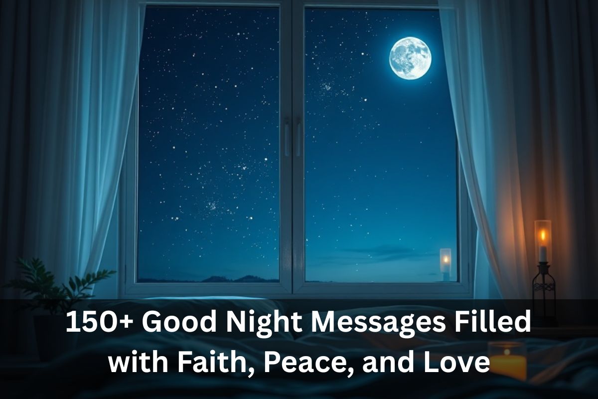 150+ Good Night Messages Filled with Faith, Peace, and Love