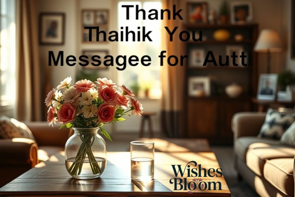 Long Thank You Messages for Aunt