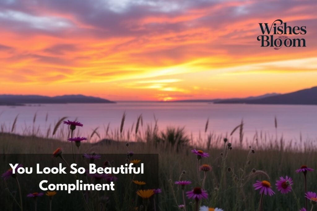 You Look So Beautiful Compliment